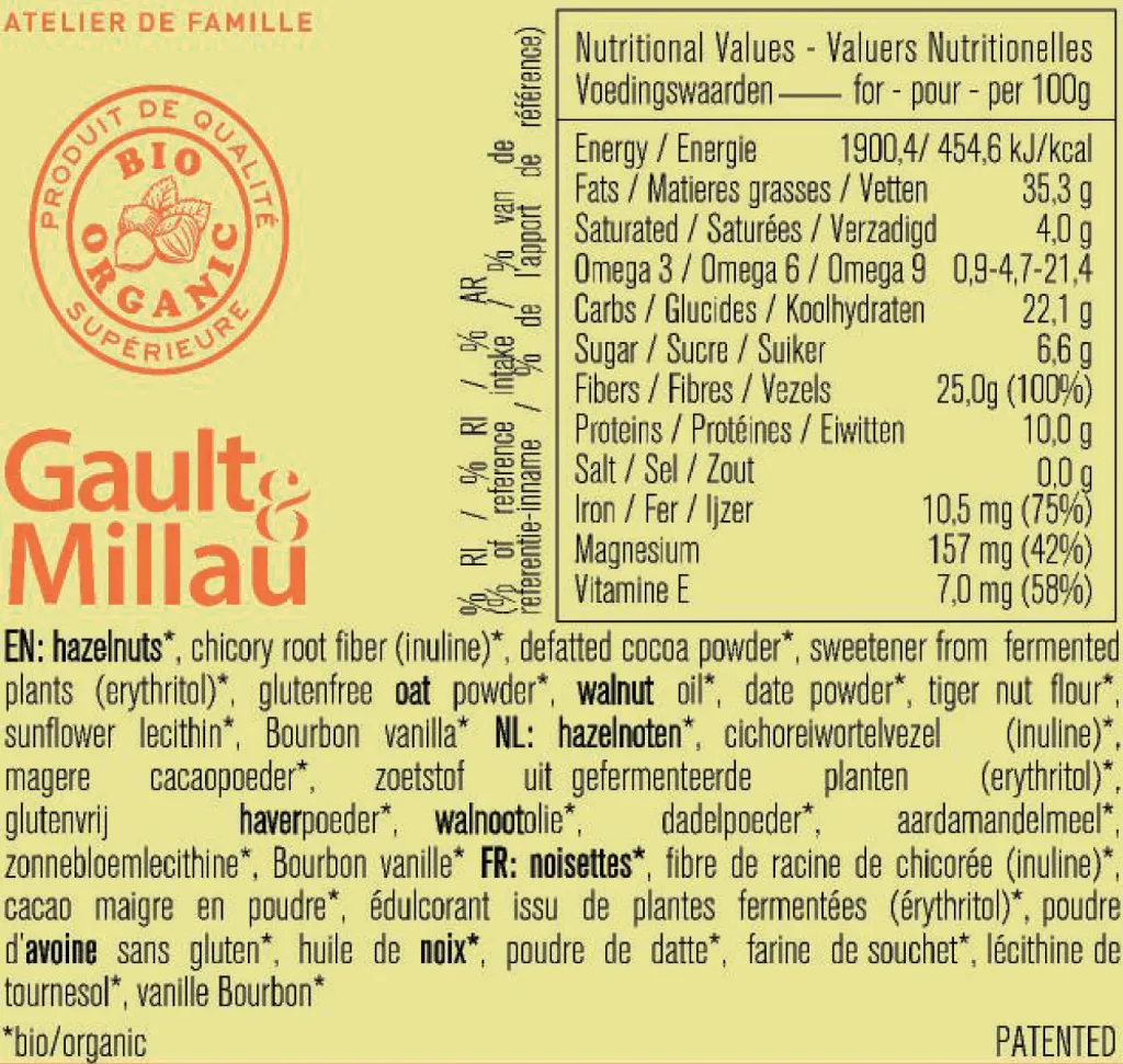 ORTHONIA CACAO CREAMY_Digital Packshot_Nutrional Values and Ingredients.webp