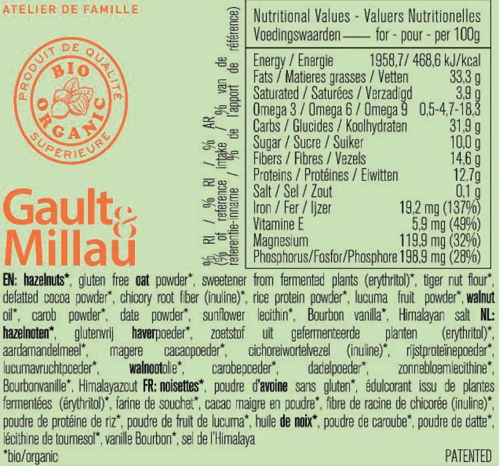 ORTHONIA CACAO FAMILY_Digital Packshot_Nutrional Values and Ingredients.webp